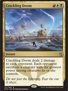 Crackling Doom - Khans of Tarkir-(171)-Foil