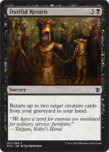 Dutiful Return - Khans of Tarkir-(071)