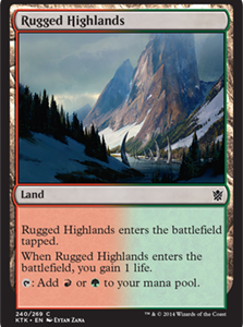 Rugged Highlands - Khans of Tarkir-(240)