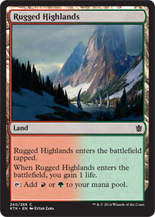 Rugged Highlands - Khans of Tarkir-(240)
