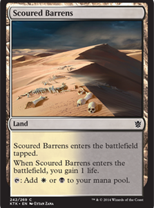 Scoured Barrens - Khans of Tarkir-(242)