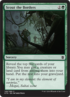Scout the Borders - Khans of Tarkir-(148)