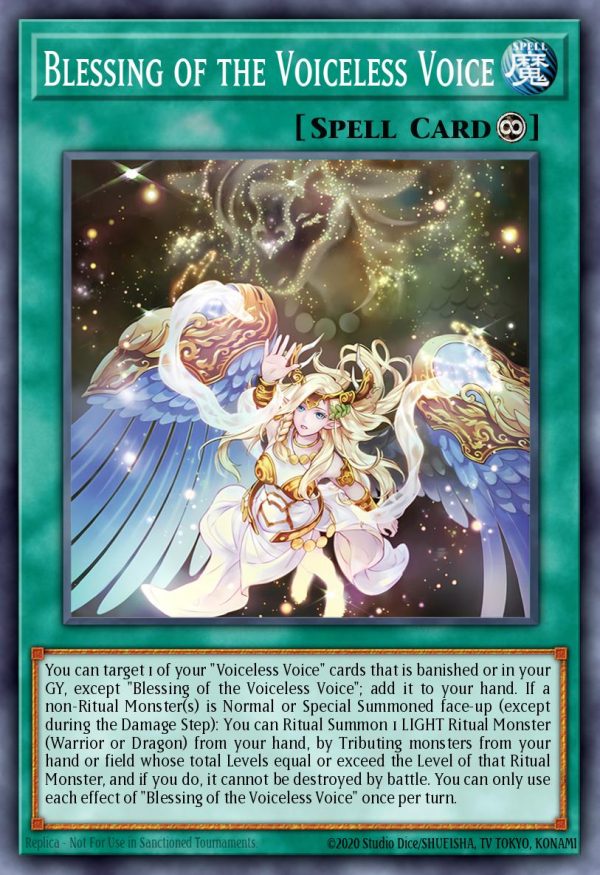 Blessing of the Voiceless Voice - (Legacy of Destruction) - (LEDE-EN062) - (Super Rare)