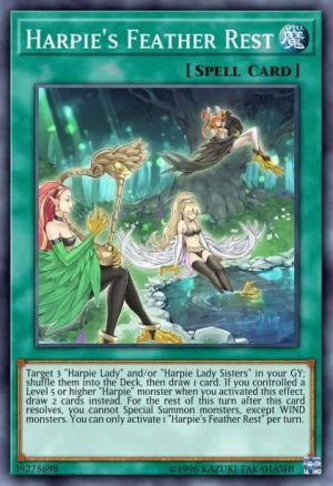 Harpie's Feather Rest - (The Lost Art Promotion 2020 Q) - (LART-EN029) - (Ultra Rare)