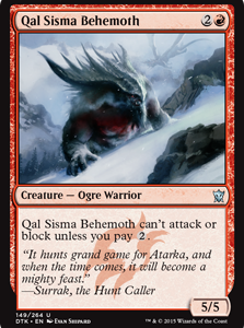 Qal Sisma Behemoth - Dragons of Tarkir-(149)