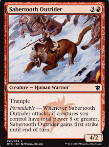 Sabertooth Outrider - Dragons of Tarkir-(152)