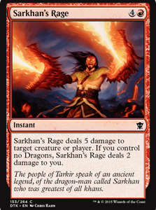 Sarkhan's Rage - Dragons of Tarkir-(153)