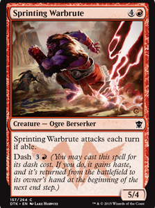 Sprinting Warbrute - Dragons of Tarkir-(157)