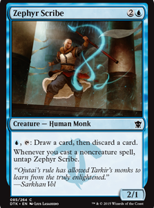 Zephyr Scribe - Dragons of Tarkir-(085)