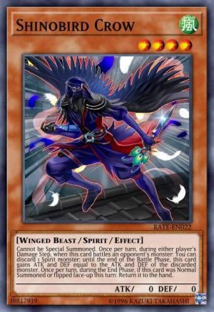Shinobird Crow - (Raging Tempest) - (RATE-EN022) - (Common)
