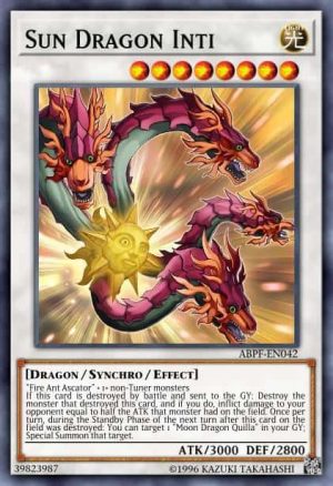 Sun Dragon Inti - (Legendary Duelists Immortal Destiny) - (LED5-EN032) - (Common)