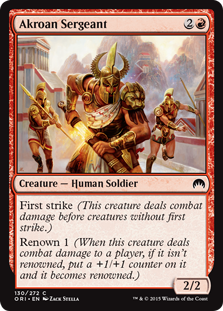 Akroan Sergeant - Magic Origins-(130)