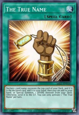 The True Name - (Egyptian God Deck Slifer the Sky Dragon) - (EGS1-EN030) - (Common)