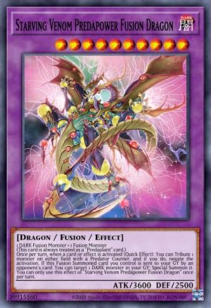 Starving Venom Predapower Fusion Dragon - (Dimension Force) - (DIFO-EN036) - (Ultra Rare)