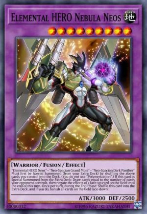 Elemental HERO Nebula Neos - (2018 Mega-Tins) - (CT15-EN001) - (Secret Rare)