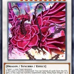 Ruddy Rose Dragon - (2022 Tin of the Pharaoh's Gods) - (MP22-EN077) - (Prismatic Secret Rare)