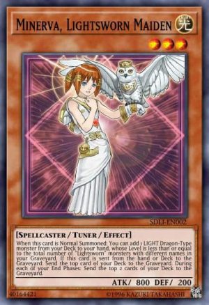 Minerva, Lightsworn Maiden - (Realm of Light Structure) - (SDLI-EN002) - (Super Rare)