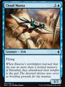 Cloud Manta - Battle for Zendikar-(071)
