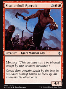 Shatterskull Recruit - Battle for Zendikar-(155)