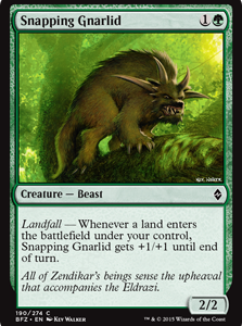 Snapping Gnarlid - Battle for Zendikar-(190)