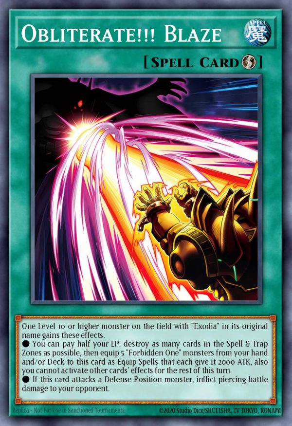 Obliterate!!! Blaze - (The Infinite Forbidden) - (INFO-EN055) - (Super Rare)
