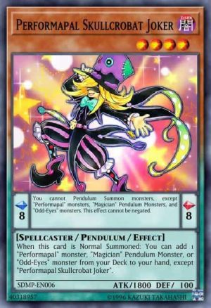 Performapal Skullcrobat Joker - (Legendary Dragon Decks) - (LEDD-ENC08) - (Common)