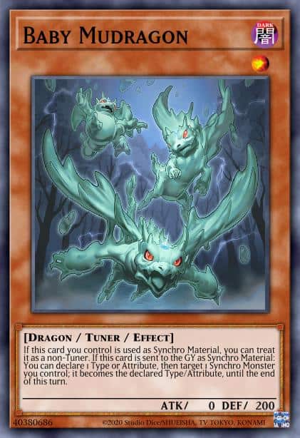 Baby Mudragon - (2022 Tin of the Pharaoh's Gods) - (MP22-EN172) - (Ultra Rare)