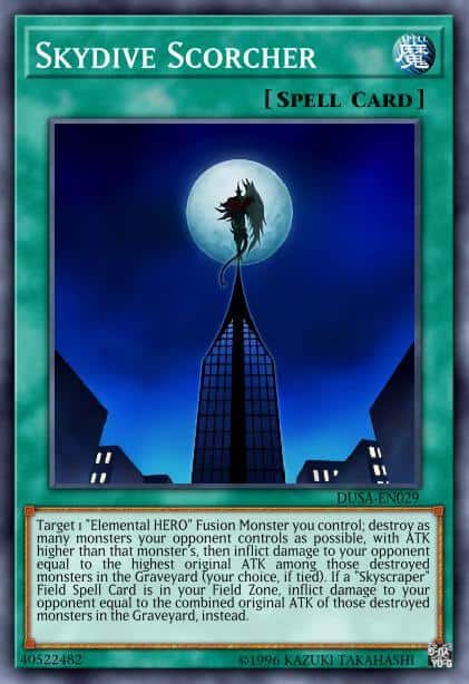Skydive Scorcher - (Duelist Saga) - (DUSA-EN029) - (Ultra Rare)