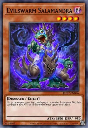 Evilswarm Salamandra - (Egyptian God Deck Obelisk the Tormentor) - (EGO1-EN014) - (Common)