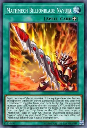 Mathmech Billionblade Nayuta - (Mystic Fighters) - (MYFI-EN011) - (Super Rare)