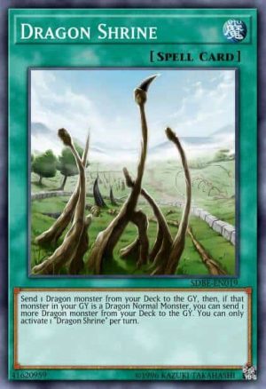 Dragon Shrine - (Saga of Blue-Eyes White Dragon Structure) - (SDBE-EN019) - (Super Rare)