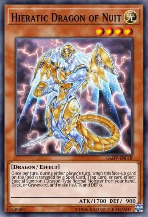 Hieratic Dragon of Nuit - (Galactic Overlord) - (GAOV-EN018) - (Common)