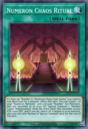 Numeron Chaos Ritual - (Maximum Gold El Dorado) - (MGED-EN050) - (Premium Gold Rare)