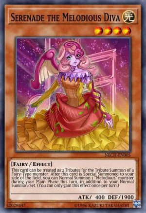 Serenade the Melodious Diva - (The New Challengers) - (NECH-EN005) - (Common)