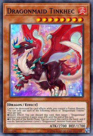 Dragonmaid Tinkhec - (Mystic Fighters) - (MYFI-EN019) - (Super Rare)