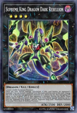 Supreme King Dragon Dark Rebellion - (Legendary Dragon Decks) - (LEDD-ENC33) - (Common)