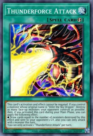 Thunderforce Attack - (Egyptian God Deck Slifer the Sky Dragon) - (EGS1-EN003) - (Ultra Rare)