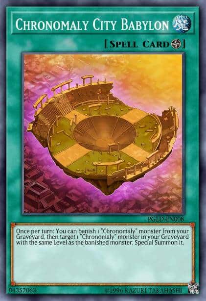 Chronomaly City Babylon - (Premium Gold) - (PGLD-EN008) - (Gold Secret Rare)