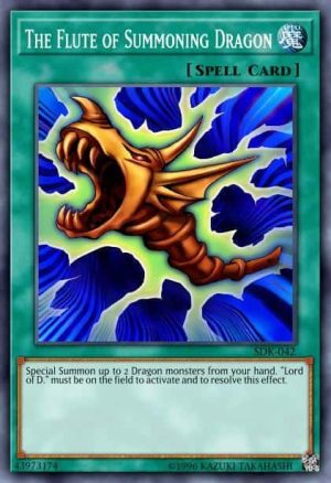 The Flute of Summoning Dragon - (Starter Kaiba) - (SDK-E039) - (Super Rare)
