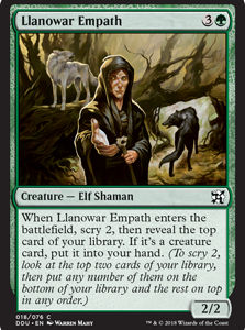 Llanowar Empath - Duel Decks: Elves vs. Inventors-(018)