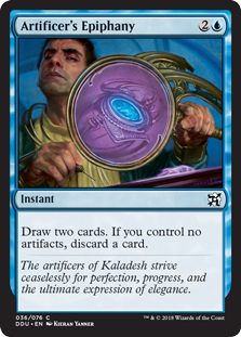 Artificer's Epiphany - Duel Decks: Elves vs. Inventors-(036)