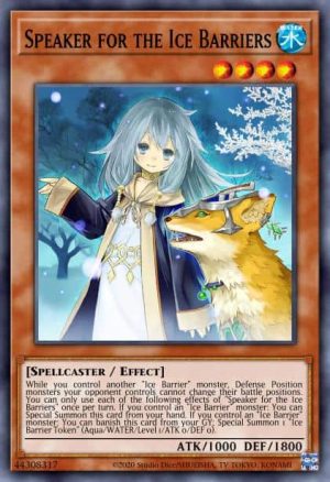Speaker for the Ice Barriers - (Structure Freezing Chains) - (SDFC-EN003) - (Ultra Rare)