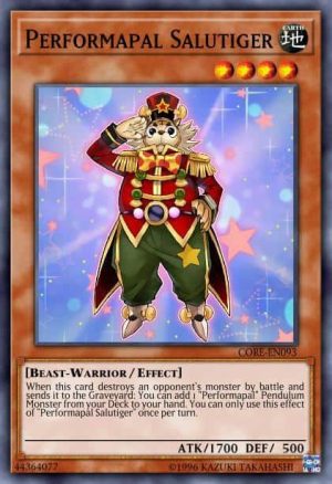 Performapal Salutiger - (Master of Pendulum Structure) - (SDMP-EN011) - (Common)