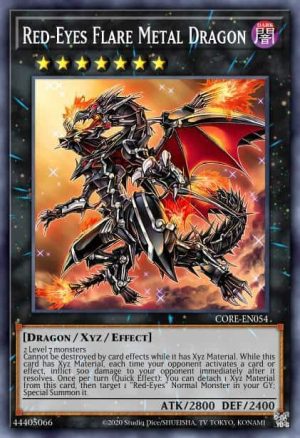 Red-Eyes Flare Metal Dragon - (Rarity Collection) - (RA01-EN038) - (Prismatic Ultimate Rare)