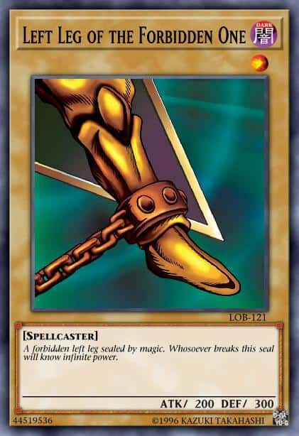 Left Leg of the Forbidden One - (Yugi's Legendary Decks) - (YGLD-ENA19) - (Ultra Rare)