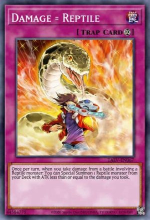 Damage = Reptile - (Ancient Guardians) - (ANGU-EN058) - (Rare)