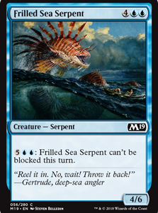 Frilled Sea Serpent - Core Set 2019-(056)