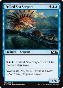 Frilled Sea Serpent - Core Set 2019-(056)
