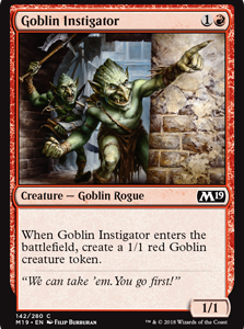 Goblin Instigator - Core Set 2019-(142)