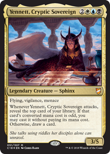 Yennett, Cryptic Sovereign - Commander 2018-(051)-Foil